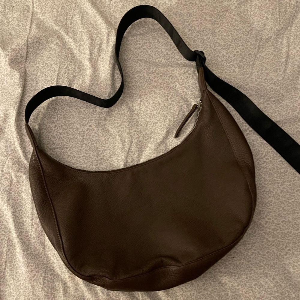 Baggu Cresent Leather dead stock bag